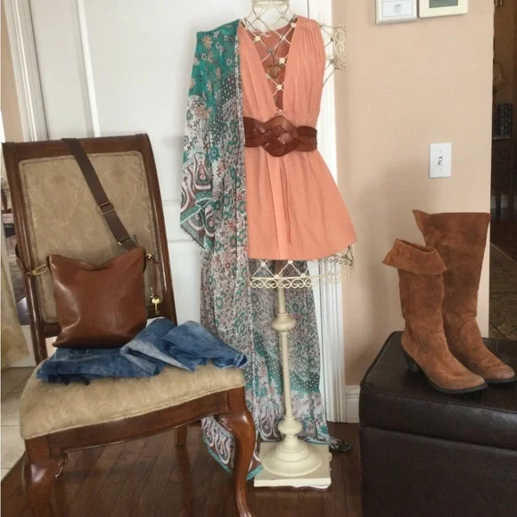 #67 Free people sleeveless top medium size - Picture 2 of 12